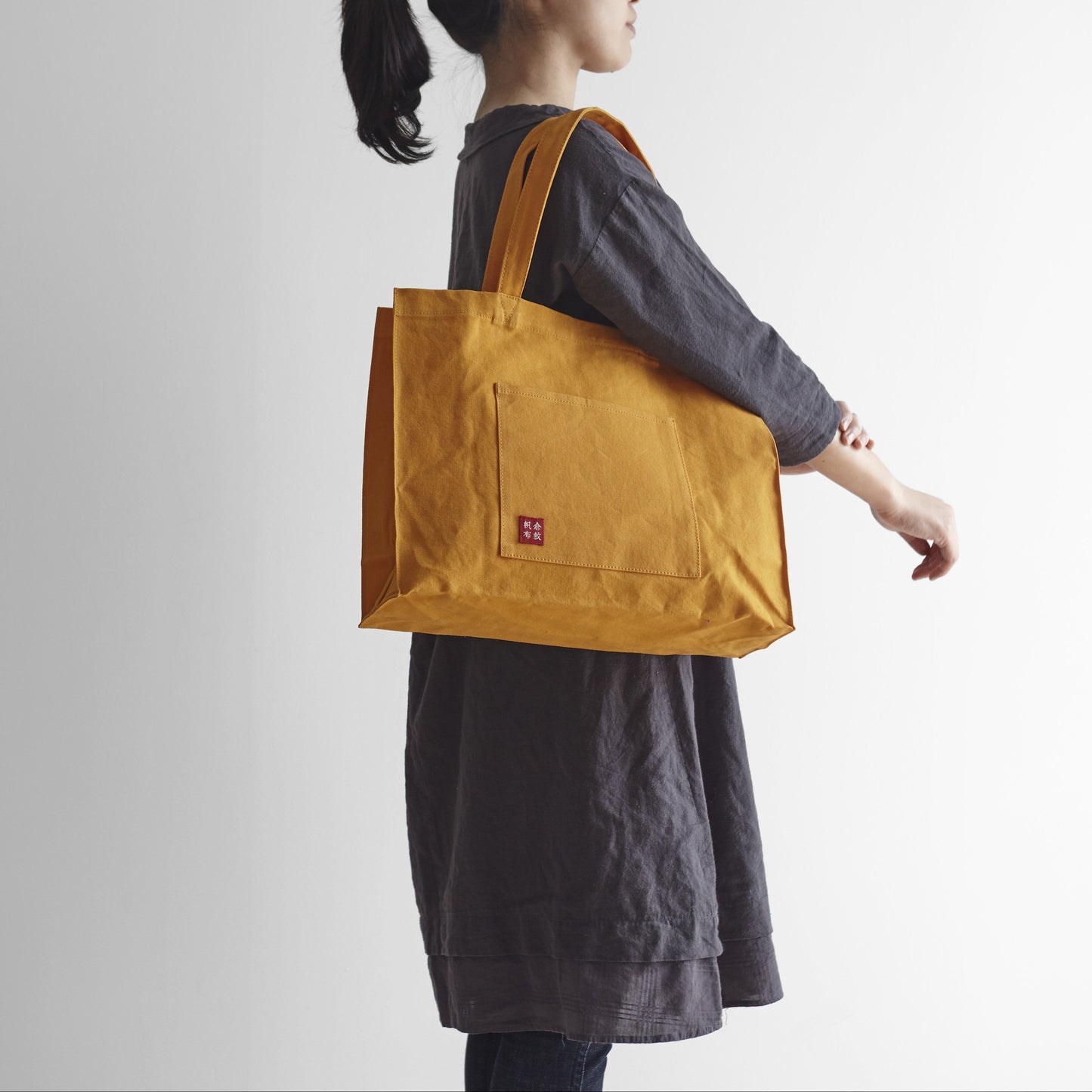 基帆トートバッグ 大ヨコ
