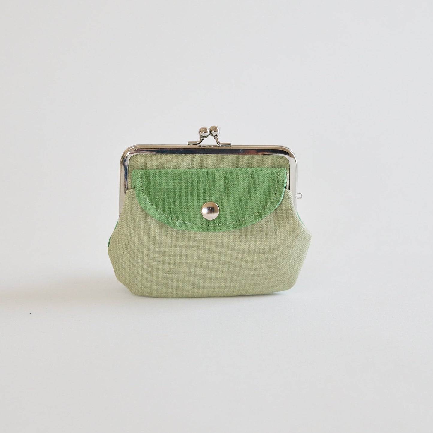 親子がま口ポーチ