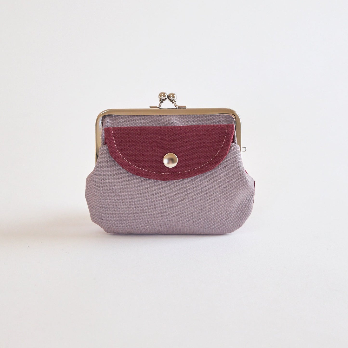 親子がま口ポーチ