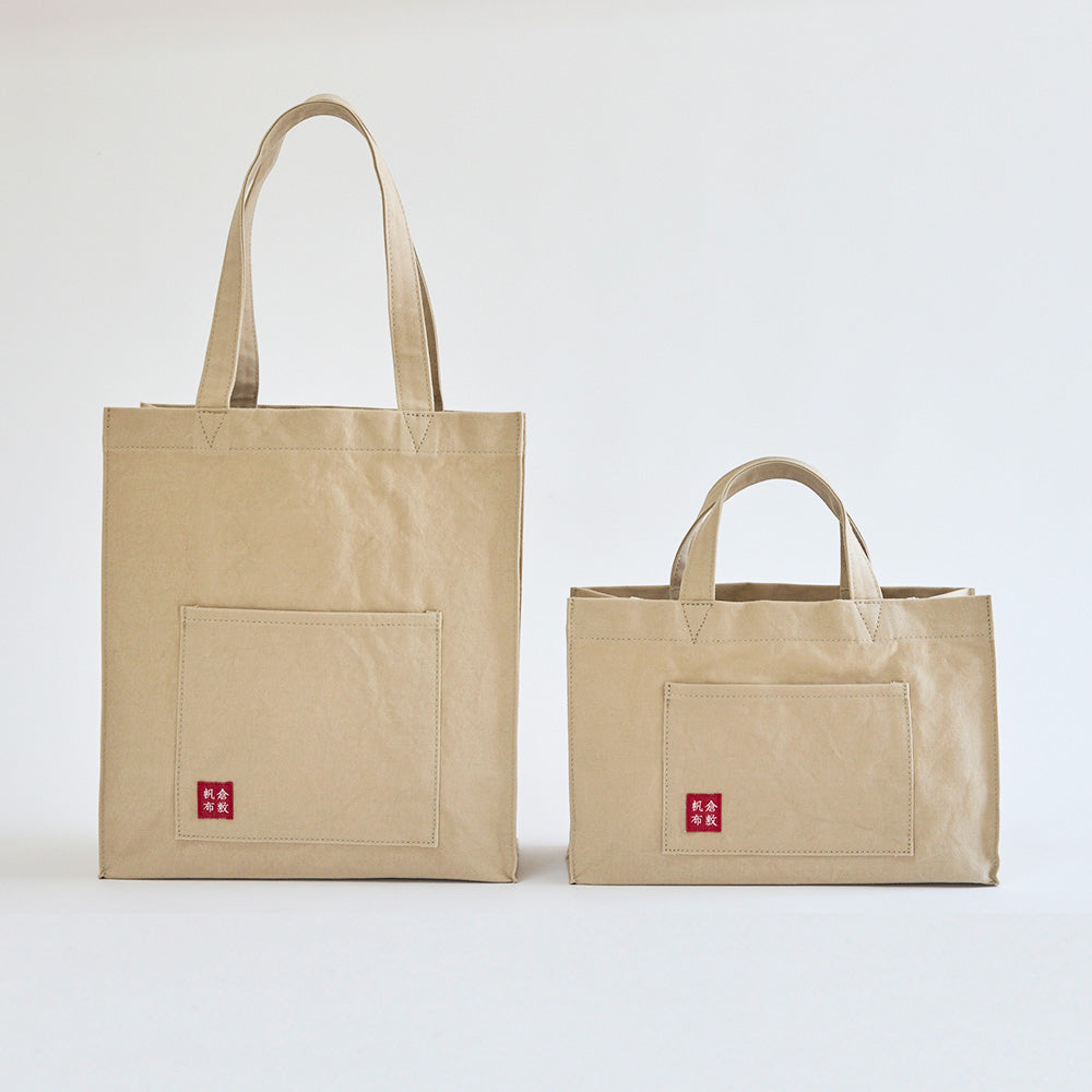 [みたしゅけ]8号/11号×旧倉敷帆布×8番糸 特大トートバッグ 倉敷帆布 | ランチトートバッグ XS 8号帆布 [岡山] | afugi (オウギ