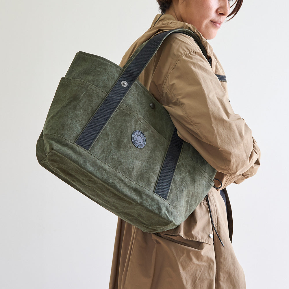 TRAUM□original-toteリネン100%/倉敷wash帆布 TRAUM□original-tote リネン100%&wash帆布8号 トートバッグ
